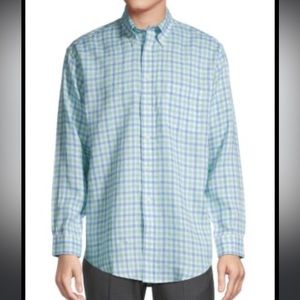 Brooks brothers classic fit checked linen shirt Madison